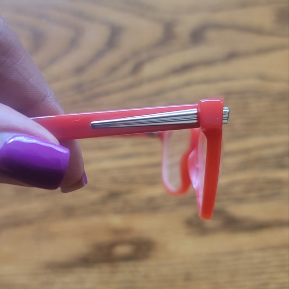 Versace Medusa Red Silver Hardware Small Medium Optical Glasses Frames - Picture 4 of 10